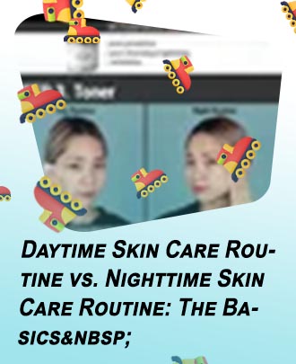 Korean skin care routine day and night