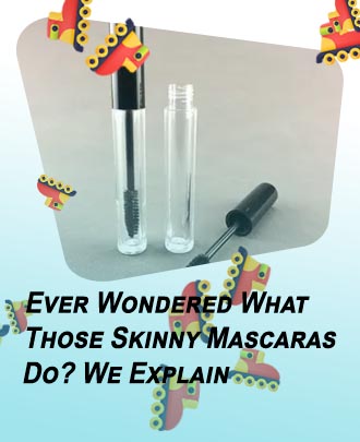 Mascara with small wand