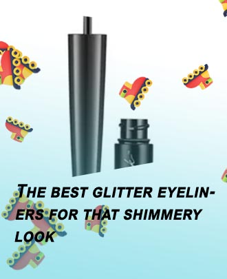 Metallic liquid eyeliner