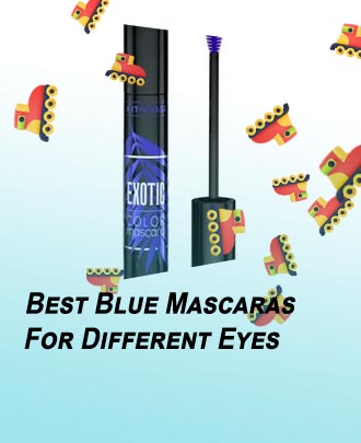 Natural blue mascara