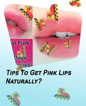 Pink lips naturally