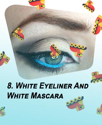 White waterline pencil